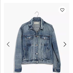 NWT Madewell Boxy Crop Jean Jacket